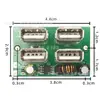 Módulo redutor DC USB de 4 vias Placa de carregamento de celular USB Módulo de carregamento USB 12V24V para 5V