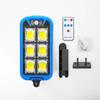 Luz de Jardín LED Solar para Exterior con Inducción de Cuerpo Humano, Iluminación de Pared para el Hogar, Control Remoto, Farola