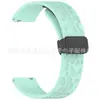 Para Galaxy Watch 7 Pulseira de Silicone Dobrável com Fivela Dobrável Estampa Leopardo Samsung 7ª Geração Pulseira de Silicone com Fivela Dobrável