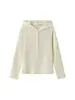 Chamarra de polar con capucha para mujer, nueva temporada otoño/invierno 2026, corte ajustado, cálida, casual, versátil, de manga larga, top de polar alemán