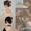 Pinza Grande Vintage para el Cabello para Mujer, Pinza Tiburón de Alta Gama para la Parte Trasera de la Cabeza, Herramienta Vintage para Pasador de Pelo