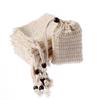 9x 14 Bolsa de Algodón y Lino para Jabón Bolsa de Yute de Fibra Vegetal Malla para Hacer Espuma para Jabón Hecho a Mano Lote Bolsa Colgante para Jabón