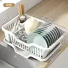 Estante Escurridor para Tazones y Palillos de Hogar, Estante de Almacenamiento para Tazones y Platos, Organizador para Fregadero, Escurridor de Platos para Encimera de Cocina, Casa de Renta