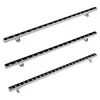 Kit de carcasa para luz lavaluces de pared aleación de aluminio perfil de aluminio exterior iluminación luz lineal LED accesorios de iluminación fuente de fábrica al por mayor
