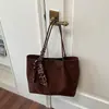 Cross2026 Otoño Invierno Gran Capacidad Retro Estampado de Leopardo Casual Simple Moda para el Trabajo Versátil Bolso Tote de Hombro Único y de Mano