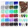 Manicura Francesa de Color Sólido Trapezoidal de Venta Caliente Decoración de Uñas Parche para Uñas Gradiente Nude Caja de 576 Piezas