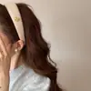 Diadema de estilo coreano para otoño e invierno, nueva, de ala ancha, para coleta, para mujer, de alta gama, para uso diario, diadema para la parte superior alta del cráneo, diadema versátil