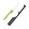 Set Pelador de Frutas y Melón de Acero Inoxidable, Cuchillo Pelador de Frutas, Herramienta de Corte de Cocina, Herramienta Peladora Eficiente con Diseño Jacquard de Animales