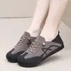 Sapatos de Mãe de Malha Leve para Primavera, Sola Macia, Respiráveis e Antiderrapantes, Sapatos para Caminhada para Pessoas de Meia-Idade e Idosos, Confortáveis e Leves, Sapatos Casuais para Exercícios Matinais Diários