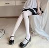 Pantalones Básicos Blancos Cremosos Japoneses de Terciopelo Blanco Grueso para Mujer Otoño e Invierno Cálidos Suaves Niña Primavera y Verano Delgados