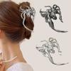 Pinza para el cabello con forma de araña de Niche, pinza para el cabello de tiburón para mujer, estilo frío, de metal, grande, para la parte posterior de la cabeza.