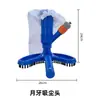 Punto de Fábrica Amazon Aspiradora Portátil Cabezal de Succión Jet Limpieza de Piscina Succión Media Luna Cabezal de Piscina con Cepillo Inferior