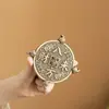 Soporte para Incienso de Aleación de Ocho Direcciones de la Riqueza, Quemador de Incienso Estilo Chino, Arte del Incienso Quemador de Incienso Horizontal Estilo Antiguo, Adorno de Soporte para Incienso