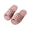 Pantuflas de Tela Pareja Interior Hogar Antideslizantes Transpirables Absorbentes Suelo de Madera Base de Tela Silenciosas Pantuflas de Tela para Hombre y Mujer