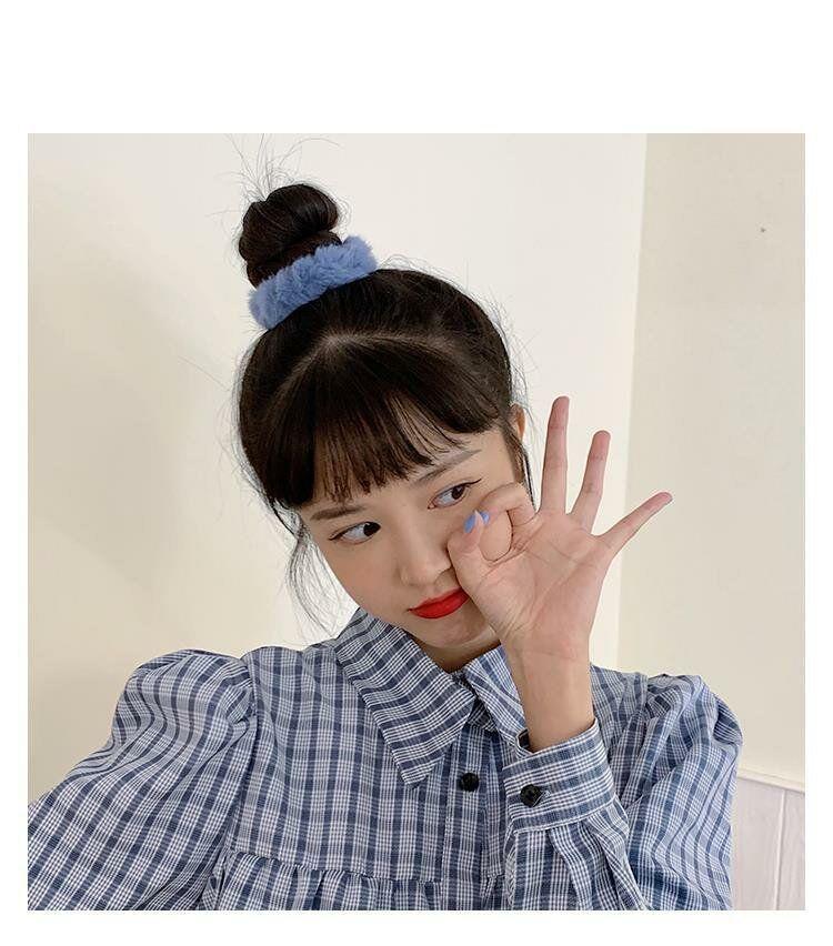 仿兔毛发圈