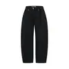 Pantalones de Mezclilla de Pierna Ancha con Cintura Media Curva, Diseño de Nicho Estilo Chica Picante Americana, Longitud al Suelo 2026 Nuevo Estilo Europeo y Americano