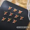 DIY Acessórios Versáteis para Nail Art de Borboleta Estilo Popular de Celebridade da Internet Liga Cor Prata Laço de Unha Decoração para Nail Art Atacado