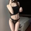 Brisa de Primavera Deseo ~ Ropa Interior de Encaje Sexy Japonesa para Mujer Hueca Pura Deseo Simple Delgada de Verano Sin Marca Bragas para Mujer