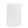 Capa de mesa elástica simples e moderna para coquetel, conjunto para bar, cor sólida, saia de mesa europeia para banquete de casamento, hotel