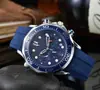 2021 Reloj de Negocios para Hombre de Productos de Comercio Exterior Reloj de Cuarzo Multifunción de Seis Pines