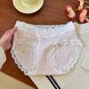 Braguitas de Encaje Sexy para Mujer con Entrepierna Extendida, Estilo Retro Francés, Pura Pasión Calzones Japoneses Ajustados a la Cadera