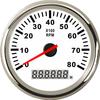Tacómetro de motor modificado para coche, camión, barco, yate, montado con pin de 85 mm, medidor de 0-8000 rpm