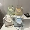 Bolso bandolera y mochila de doble uso estilo universitario para mujer, bolso tote multifuncional de gran capacidad, nuevo bolso cruzado casual de moda