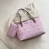 Bolso de Mano de Gran Capacidad para Viajes Diarios, Nuevo Otoño/Invierno 2026, Bolso de Hombro Versátil y de Moda, Bolsa de Tote con Estampado Floral