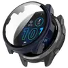 Xuanyin es Adecuado para Garmin Forerunner965 Funda Protectora F965 Funda PC + Película Templada Funda Integrada