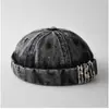 Gorra de Pana Lisa Unisex Retro de Propietario con Flecos en el Ala, Simple Moderna Casual Versátil para Todas las Estaciones