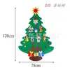 Decorações populares de árvore de Natal de feltro transfronteiriças, Enfeites de Natal, Pequenos pingentes pendentes, Arranjos de cena de Natal, Feito sob medida