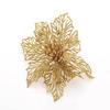 Decorações de Natal dourado rosa flor rattan Guirlanda decoração Flor de Cerejeira decoração de flor de Natal Suprimentos para árvore de Natal DIY