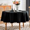 De importación en stock Mantel Redondo Impermeable y Antiadherente Lavable Seleccionado Resistente a las Arrugas Poliéster Mantel Redondo