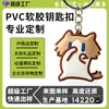 Chaveiro de PVC Personalizado Borracha Macia Pingente de Epóxi Presente IP Caixa Surpresa Cultural e Criativa Personalizado Ornamento de Pendurar Tridimensional 2D/3D DIY