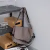 Bolso de hombro casual retro moderno estilo coreano para hombre, mochila de lona de gran capacidad, bolso cruzado para pareja de viaje