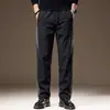 Calça moletom de tricô retrô americana de alta qualidade para homens, novo modelo outono 2026, cintura elástica, punhos, modelagem solta, calça casual esportiva