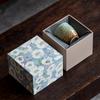 Taza Xiangyun de alta calidad, color degradado de celadón, taza maestra pura, taza de té en relieve hecha a mano para el hogar, taza de degustación de té, juego de té de kung fu