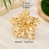 Europa y Estados Unidos transfronterizo caliente nicho diseño exagerado pesado tridimensional flor grande anillo moda femenina personalidad