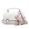 Bolsa de Mão Lisa Simples Estilo Coreano Nova Tendência Primavera/Verão 2026 Bolsa de Ombro com Personalidade Estilo Ins Bolsa Transversal Elegante e Estilosa