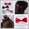 Accesorios simples para el cabello con lazo negro estilo revista ins satén que reducen la edad elegantes estilo chica Hepburn temperamento femenino cabello