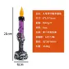 Luz de Vela Mão de Fantasma de Halloween, Luz de Caveira, Adereços de Decoração de Halloween, Luz de Abóbora, Luz de Vela Eletrônica LED, Castiçal