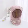 Mascarilla Facial Cortavientos de Invierno para Hombres, Mujeres y Niños, Gorro con Protección para los Oídos Integrada, Espesa Cortavientos, Doble Capa de Calidez para Bebés, Gorro Infantil