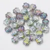 Contas Iridescentes Galvanizadas Contas de Vidro Cabeças de Animais Pequenos Contas para Pulseira DIY Pulseira Feita à Mão Colar Contas Soltas de Vidro
