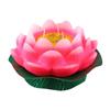 Lámpara de loto vela loto flotante agua color rojo loto rico también deseo hogar lámpara larga mantequilla fabricantes
