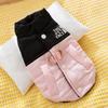 Chaleco de tracción con costuras de moda y colores contrastantes para perros pequeños y gatos, de dos patas, sin mangas, ropa de otoño para mascotas.