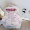 Ropa de Algodón para Niñas Ropa de Invierno Engrosada Forrada de Polar para Bebés 2026 Chaqueta Cálida de Nuevo Estilo Ropa de Algodón para Niños Chaqueta de Algodón de Invierno Más Vendida