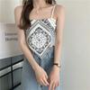 Camisola de Verano de Moda con Estampado Paisley, Camiseta sin Mangas Estilo Hyuna con Diseño Único para Ropa Exterior