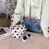 2824 nuevo estilo ins moda punto de ola contraste bolso de mano vintage hada bolsa para caminar mano bolsa para mamá