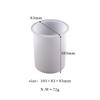 Molde de vela de cristal goteando diy sección cilíndrica triángulo cono multilateral rayado geométrico molde de silicona para vela
