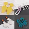 Moldes de Silicone de Resina de Cristal DIY Transfronteiriços para Brincos, Pingentes Geométricos, Colares e Gesso para Aromaterapia E18